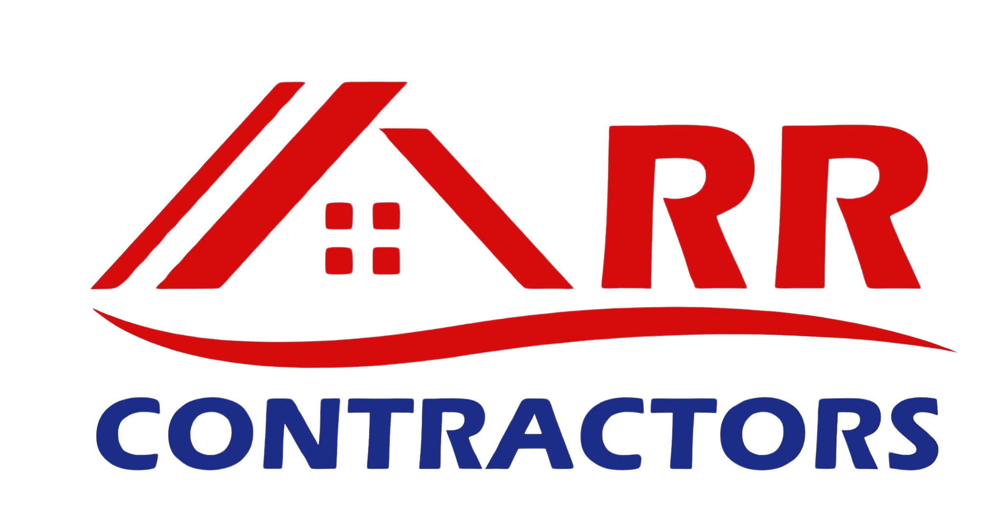 ARR Contractors logo: a sleek, modern design featuring the initials "ARR" in bold, capitalized letters.